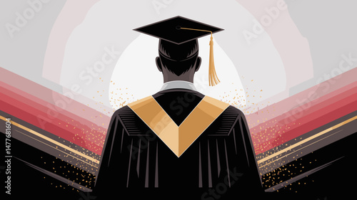 Graduation Celebration Illustration