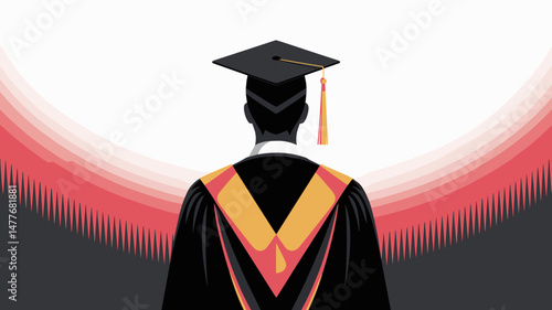 Graduation Celebration Illustration