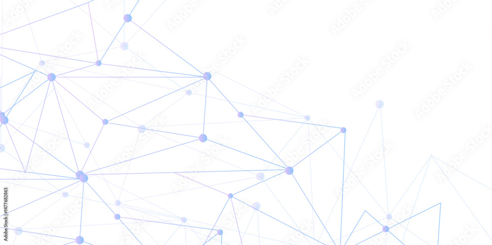 Blue network. futuristic connection technology background with dots and lines for desktop. Structure molecule and communication. Template for science and technology presentation, Vector illustration. Blue network. futuristic connection technology background with dots and lines for desktop. Structure molecule and communication. Template for science and technology presentation, Vector illustration.