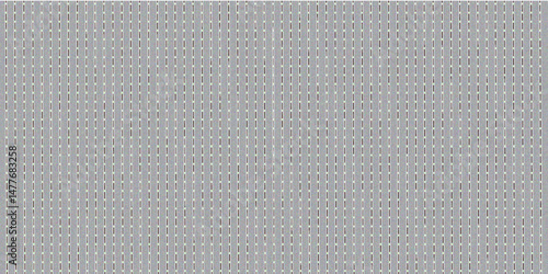 Abstract grey woven fabric texture background shows a seamless textile pattern