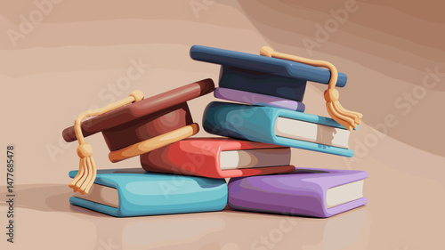 Graduation Celebration Illustration