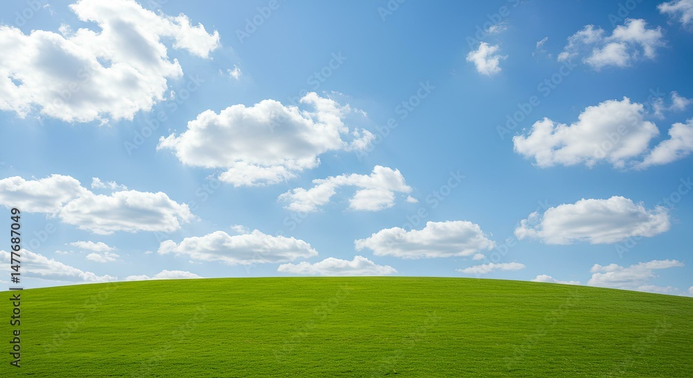 green field and blue sky green field and blue sky