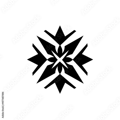 Abstract dark graphic design