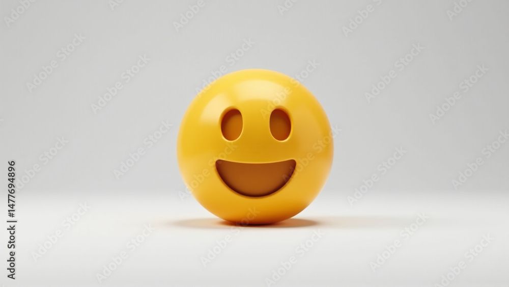 Fototapeta premium Simple Focus on Iconic Emojis