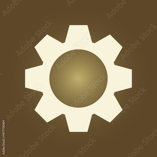 Gear trendy artwork ravishing abstract vector illustration colorful useful design