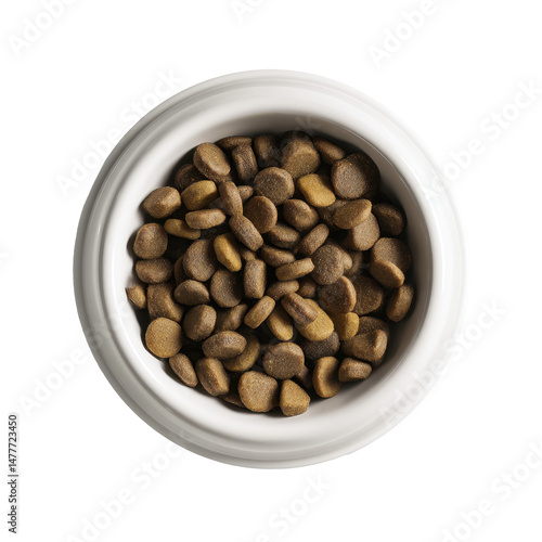 Mini dog bowl, ultra realistic uhd photo, oon transparent background