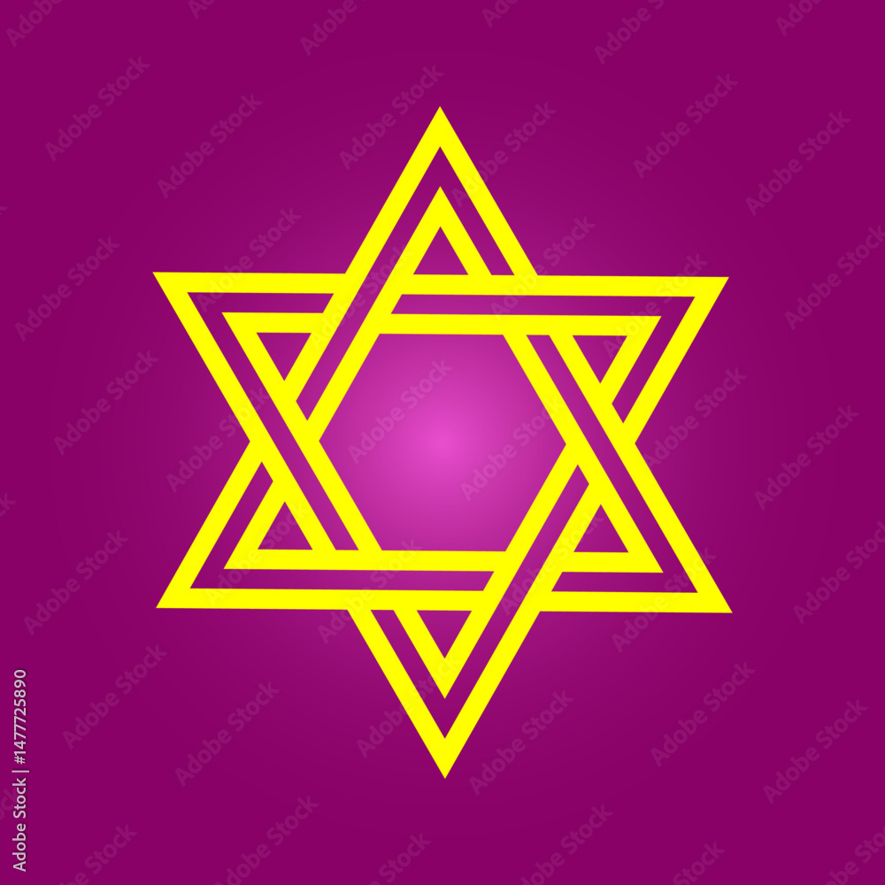 Star of David trendy artwork charming abstract vector illustration colorful applicable design Star of David trendy artwork charming abstract vector illustration colorful applicable design