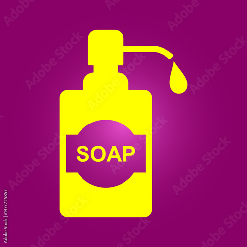 Soap trendy artwork charming abstract vector illustration colorful applicable design