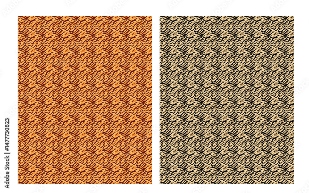 Fototapeta premium Trendy zebra skin pattern background vector. Animal fur, vector background for fabric design, wrapping paper, textiles, and wallpaper.