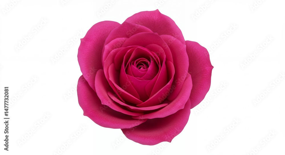 Single pink rose illustration Single pink rose illustration