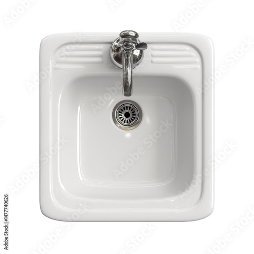 Mini sink, ultra realistic uhd photo, on transparent background