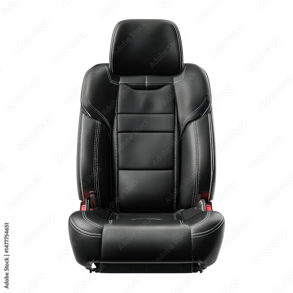Naklejka premium Scale car seat, ultra realistic uhd photo, on transparent background