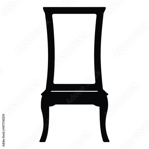 dresser vector silhouette icon - perfect for furniture icons, decals, or eps crafts.