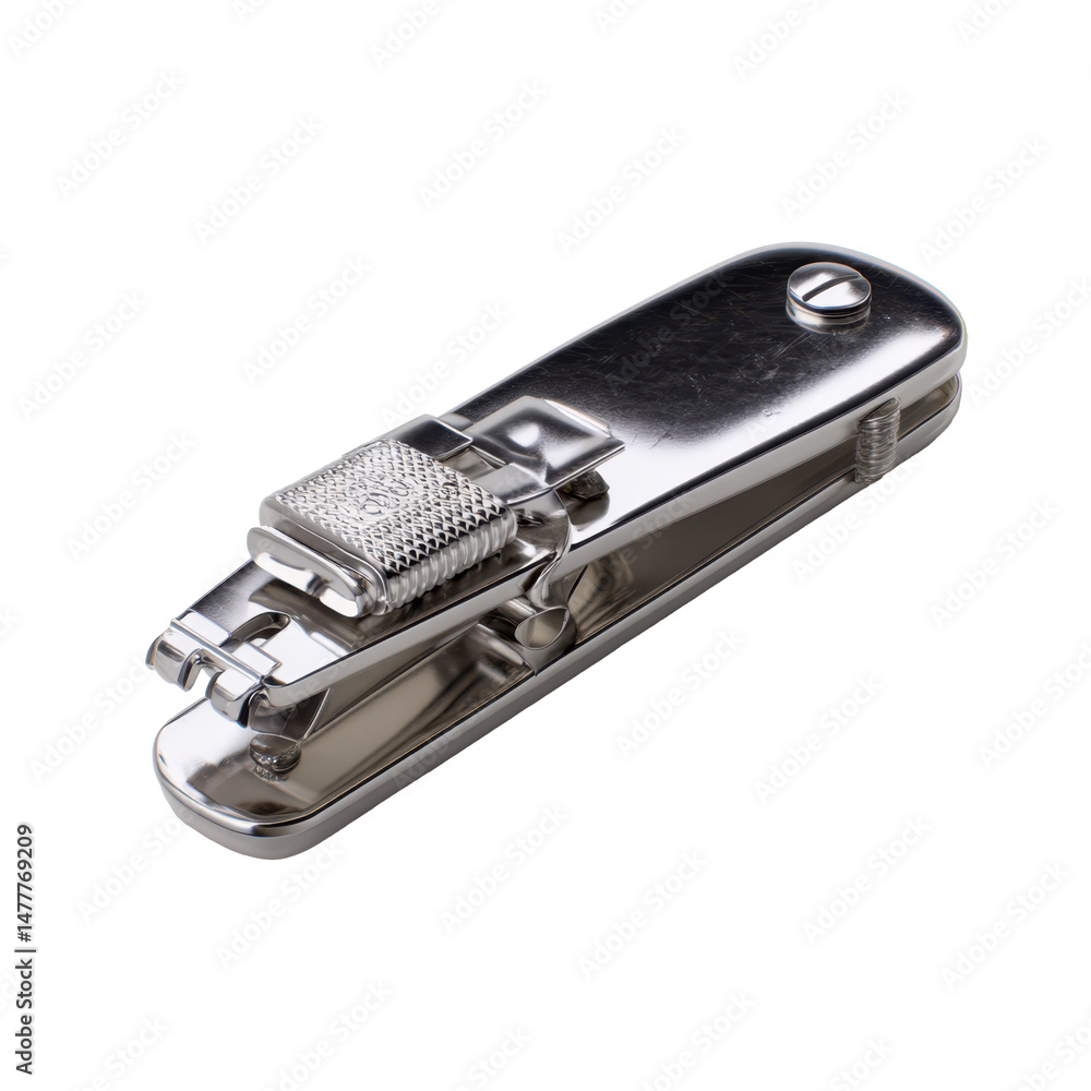 Tiny nail clipper, ultra realistic uhd photo, on transparent background Tiny nail clipper, ultra realistic uhd photo, on transparent background