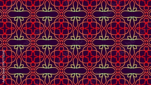 beautiful abstract pattern background animation