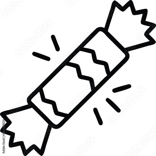 Traditional Holiday Cracker Icon