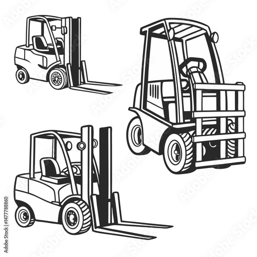 Forklift Vector