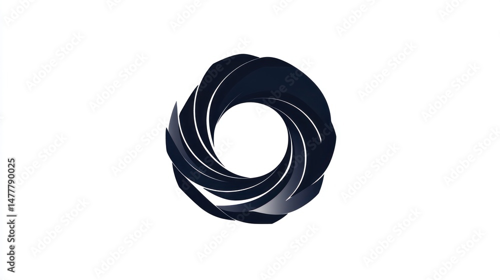 Naklejka premium Abstract circular design (6)