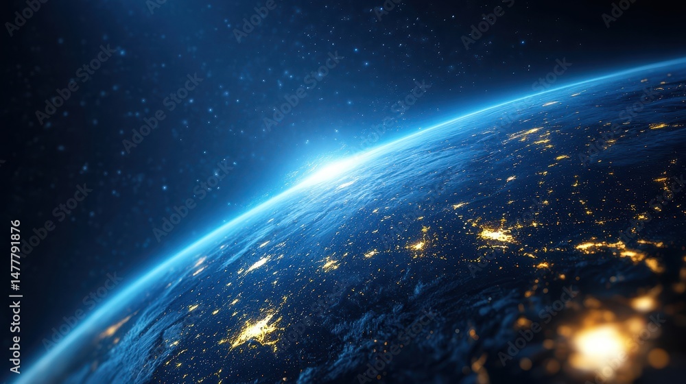 Fototapeta premium Optimize data transfer using Content Delivery Networks - CDNs boost performance via global distributed servers reducing latency.