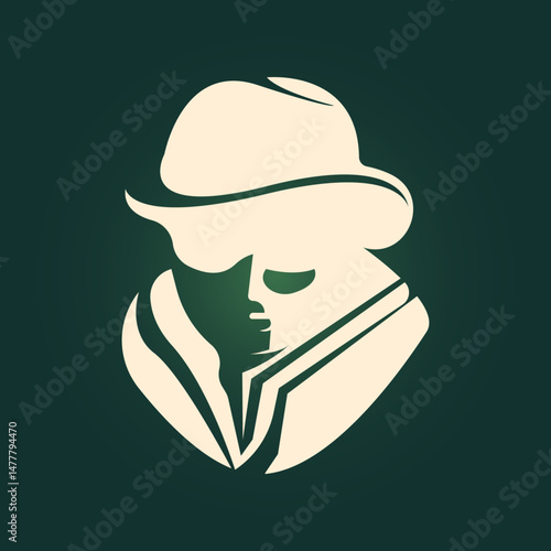 Fashion trendy artwork handsome abstract vector illustration colorful practical design