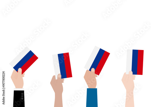 Election in the Russia. Election Concept. Vector Illustration.