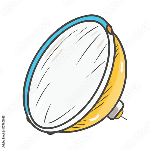reflector icon, reflector vector illustration-simple illustration of reflector, perfect for reflector logos and icons