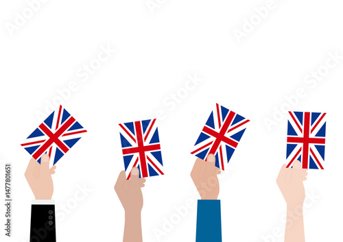 Election in the United Kingdom. Election Concept. Vector Illustration.