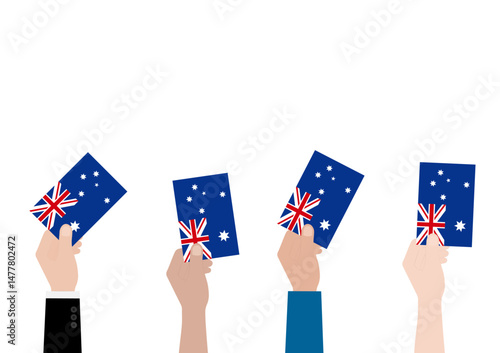 Election in the Australia. Election Concept. Vector Illustration.