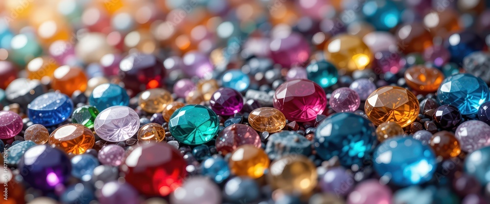 Vibrant Gemstone Mosaic A Colorful Collection of Sparkling Jewels Vibrant Gemstone Mosaic A Colorful Collection of Sparkling Jewels