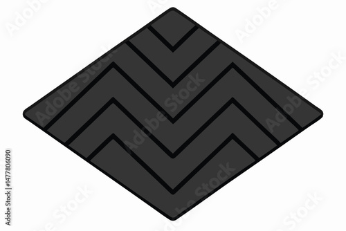 Black Matte Powdered Metal Tiles