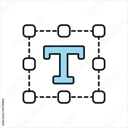 Text Tool Vector icon