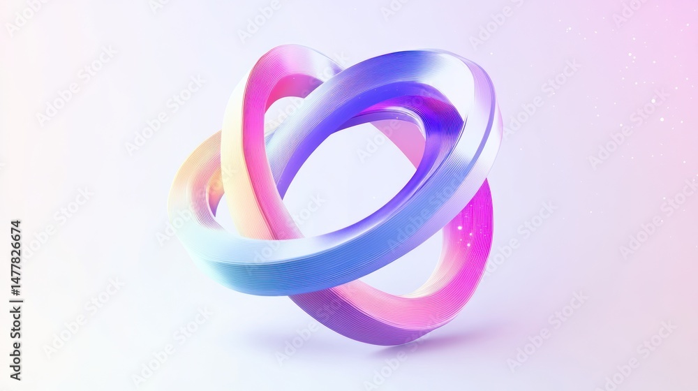 Abstract, Intertwined Rings Abstract, Intertwined Rings