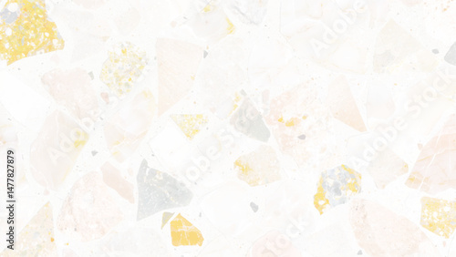 white terrazzo flooring texture design background