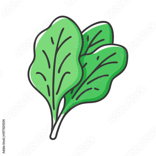spinach leaves icon, spinach leaves vector illustration-simple illustration of spinach leaves, perfect for spinach leaves logos and icons