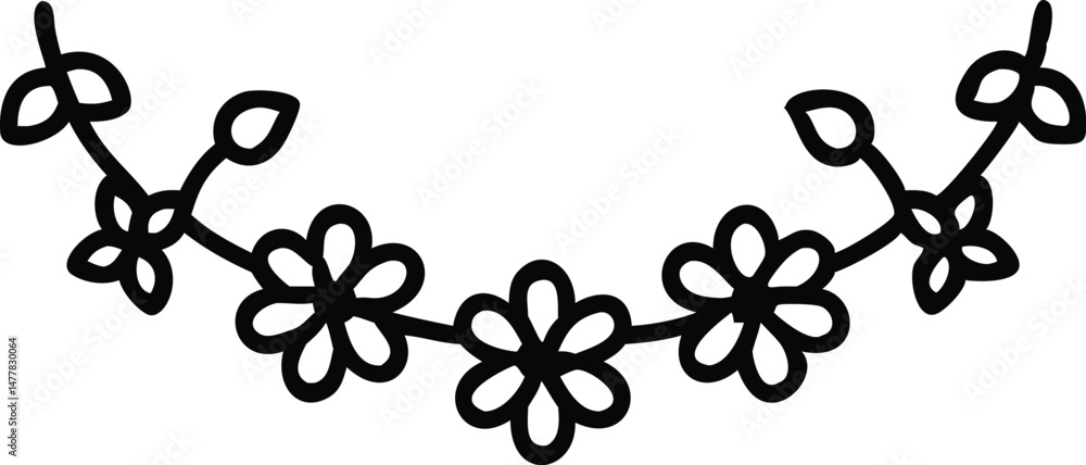 Blossoms flow in gentle repetition Blossoms flow in gentle repetition