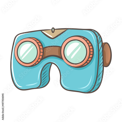 stereoscope viewer icon, stereoscope viewer vector illustration-simple illustration of stereoscope viewer, perfect for stereoscope viewer logos and icons