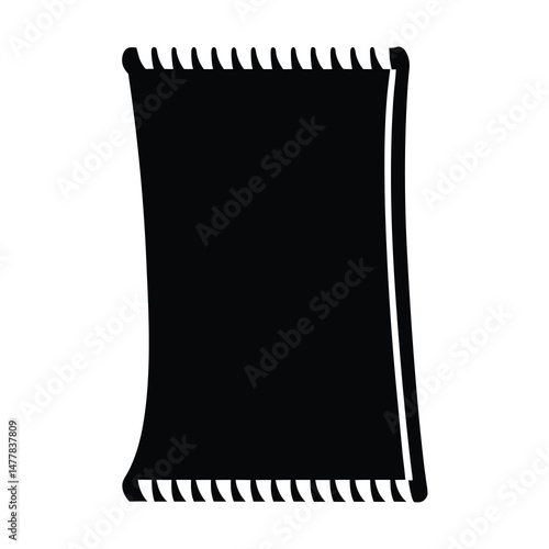 rug vector silhouette icon - perfect for furniture icons, decals, or eps crafts.