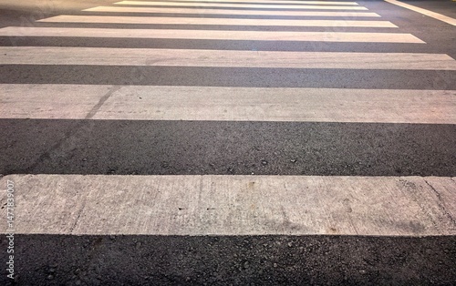 Wallpaper Mural Crosswalk on a Street in Bangkok Torontodigital.ca