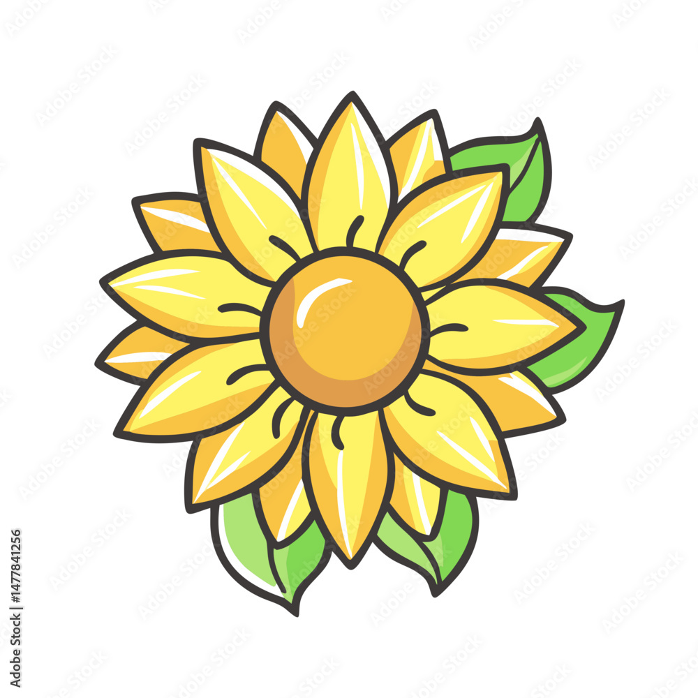 sunflower icon, sunflower vector illustration-simple illustration of sunflower, perfect for sunflower logos and icons sunflower icon, sunflower vector illustration-simple illustration of sunflower, perfect for sunflower logos and icons