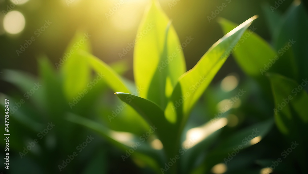 Obraz premium Plantation Abstract Background Organic plant Green plant 