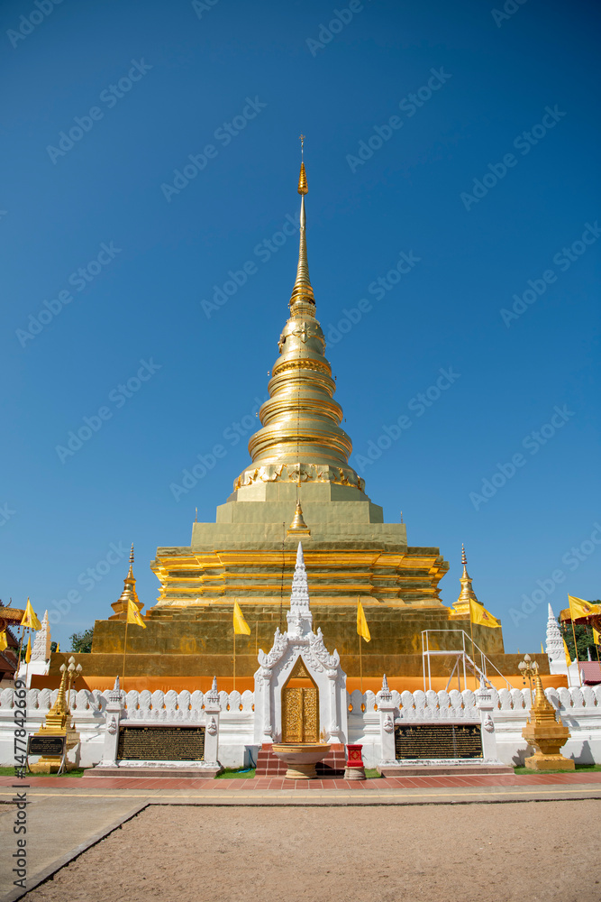 Fototapeta premium THAILAND NAN PHRA THAT CHAE HAENG