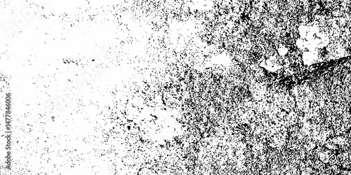 Abstract texture old damage dust particle dirty grainy on white background overlay vector textures.