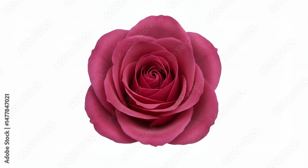 Fototapeta premium Magenta rose close up