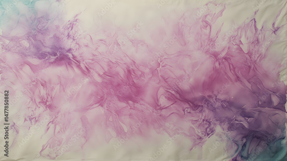 Obraz premium Abstract painting showcasing flowing, pastel hues.