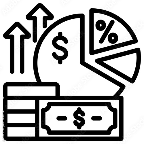 Profit Margin Icon
