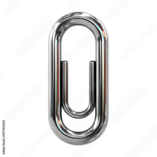 Metal paperclip object
