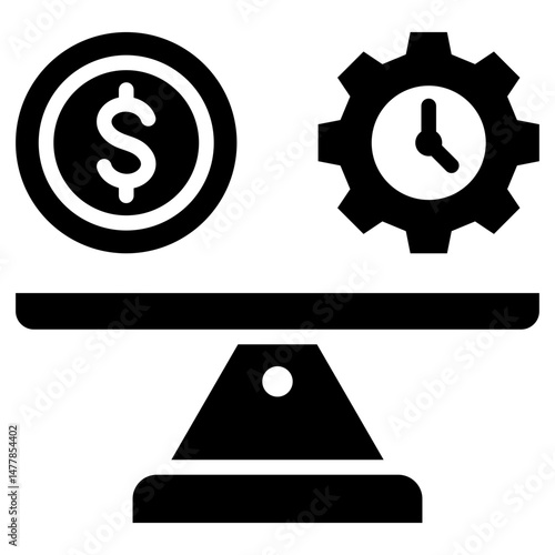 Break Even Point Icon