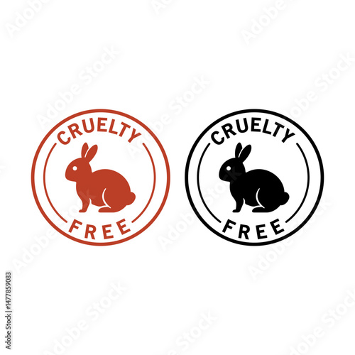 Cruelty Free Sign icon vector