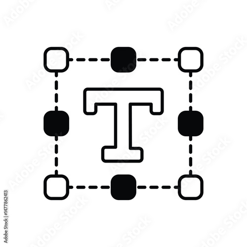 Text Tool Vector icon