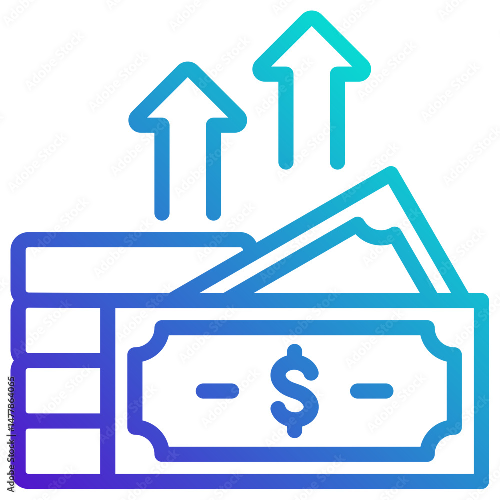 Obraz premium Inflation Icon